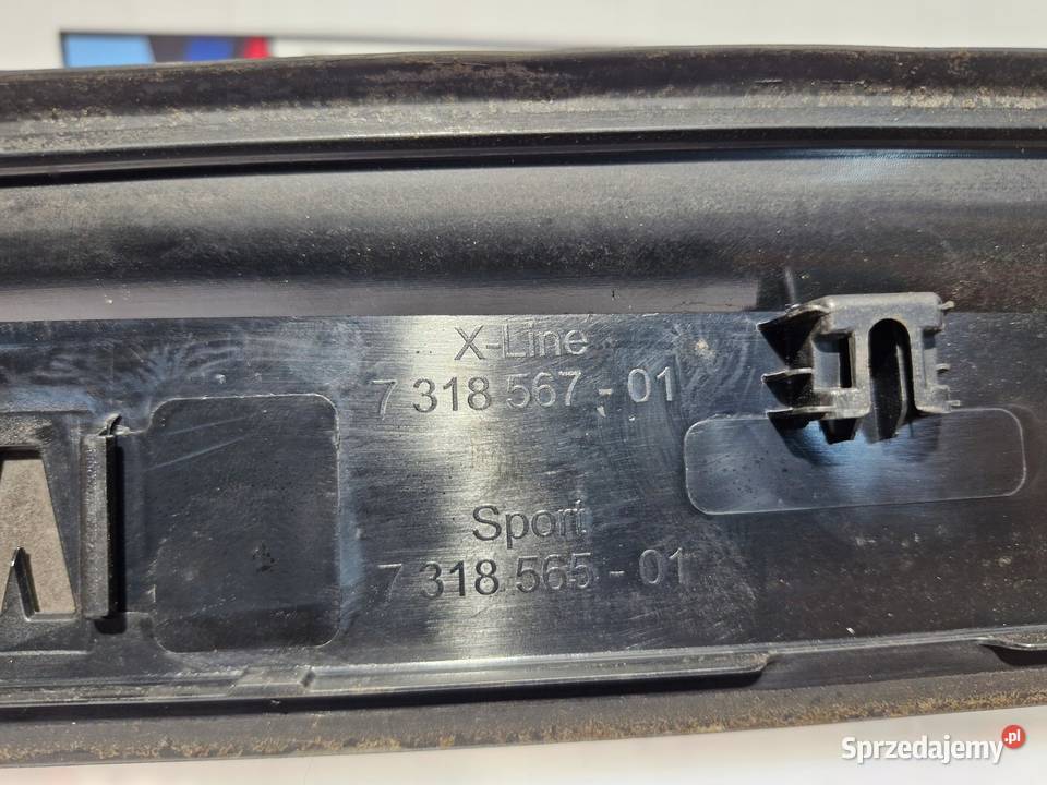 BMW X1 E84 X LINE LISTWY NAKŁADKI PROGOWE PRZÓD osobowe Progi