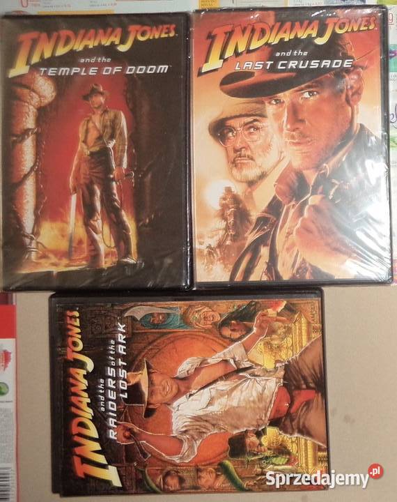 Indiana Jones 3 kasety VHS Harrison Ford wysyłka podkarpackie Rzeszów