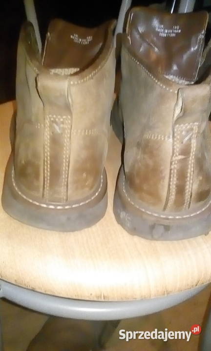 Buty trzewiki męskie skórzane Clarks 45 G Pozostałe Zebrzydowa