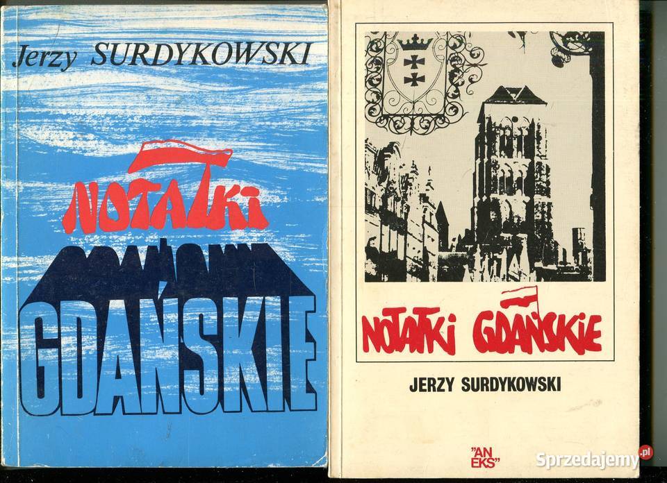 Notatki gdańskie Jerzy Surdykowski 2 wydania miękka