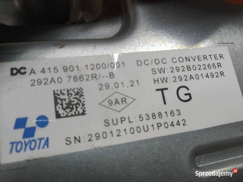 MODUŁ KONVERTER FALOWNIK 292A07862R 291A18606R Układ elektryczny, zapłon