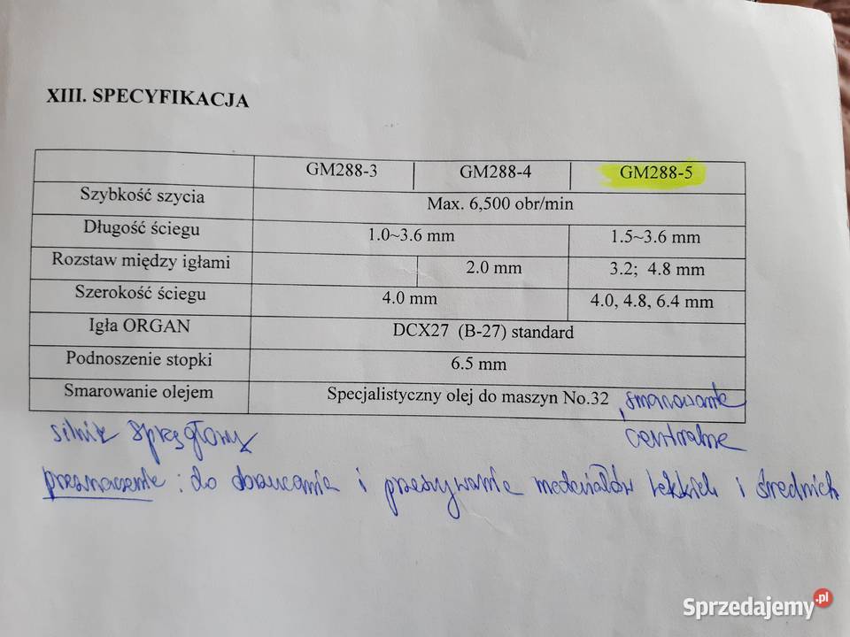 Maszyna do szycia Overlock 5nitkowy w stanie Gdańsk sprzedam