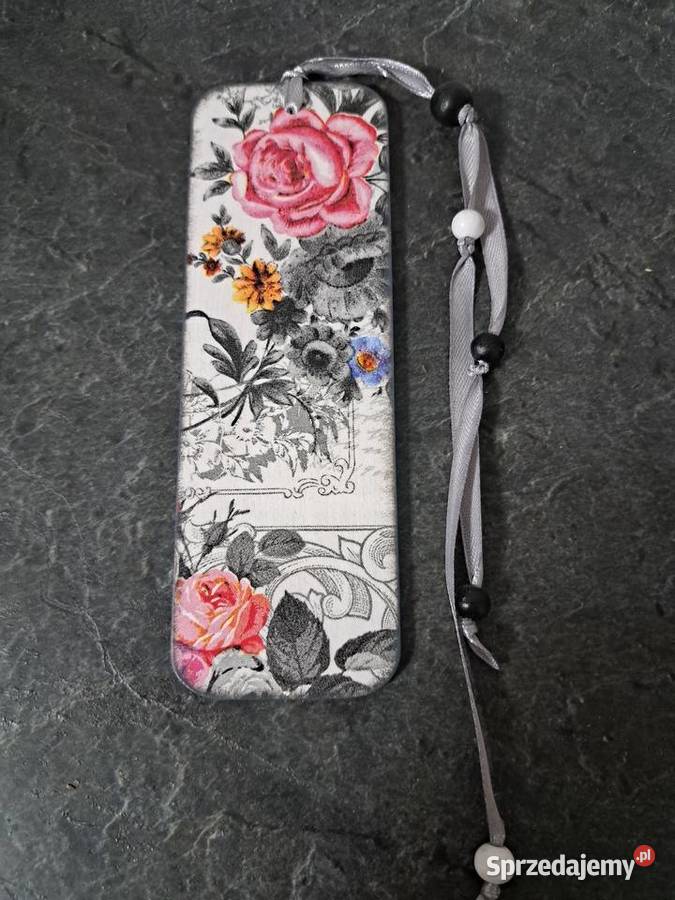 Zakładka do książki rośliny decoupage opolskie Kędzierzyn-Koźle