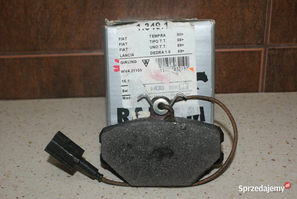 RAICAM 13491 KLOCKI HAMULC FIAT TIPO TEMPRA 8893 Pozostałe mazowieckie