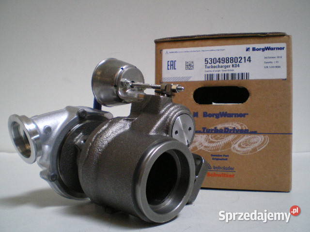 Nowa turbosprężarka BorgWarner KKK 53049880345 Siedlce sprzedam