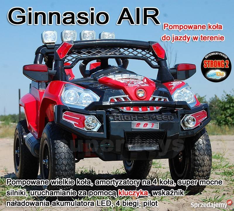 MASYWNY MEGA MOCNY SUV GINNASIO STRONG 2 Dla Dziecka Toruń
