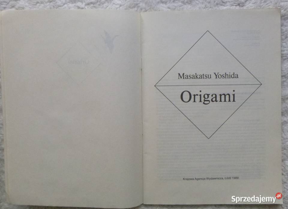 Origami Masakatsu Yoshida Warszawa