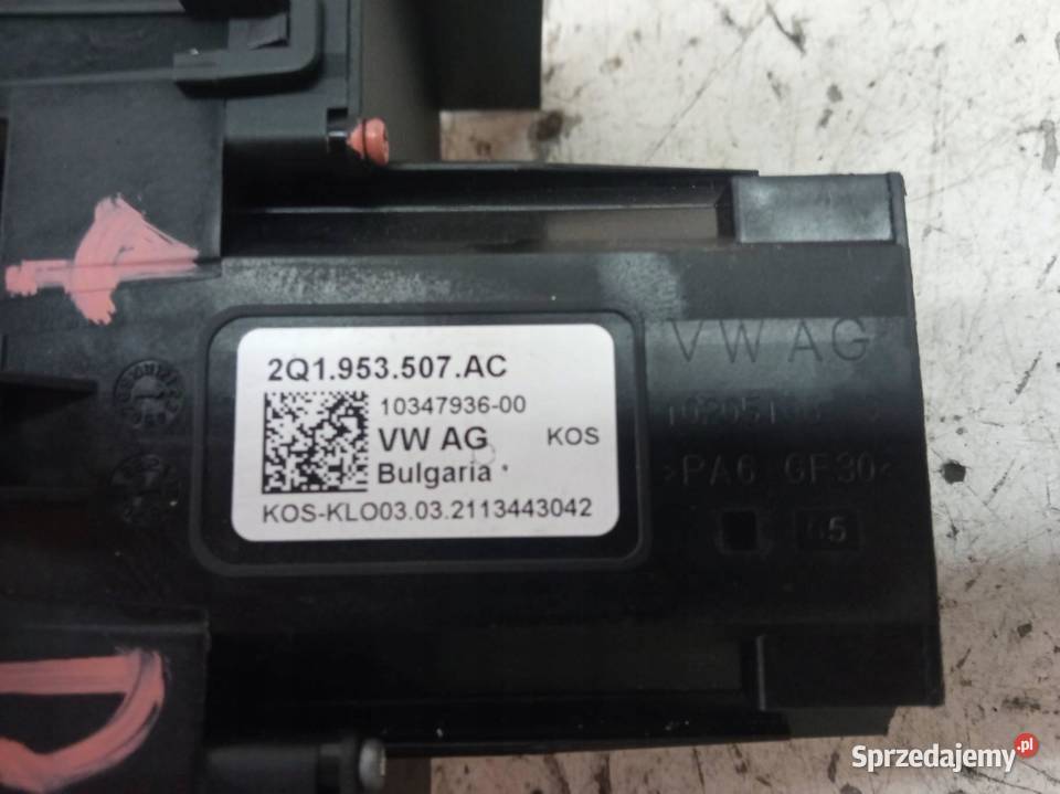 PRZEŁĄCZNIK ZESPOLONY TAŚMA KOMPLET 2Q1953507AC Panele sterowania, przełączniki