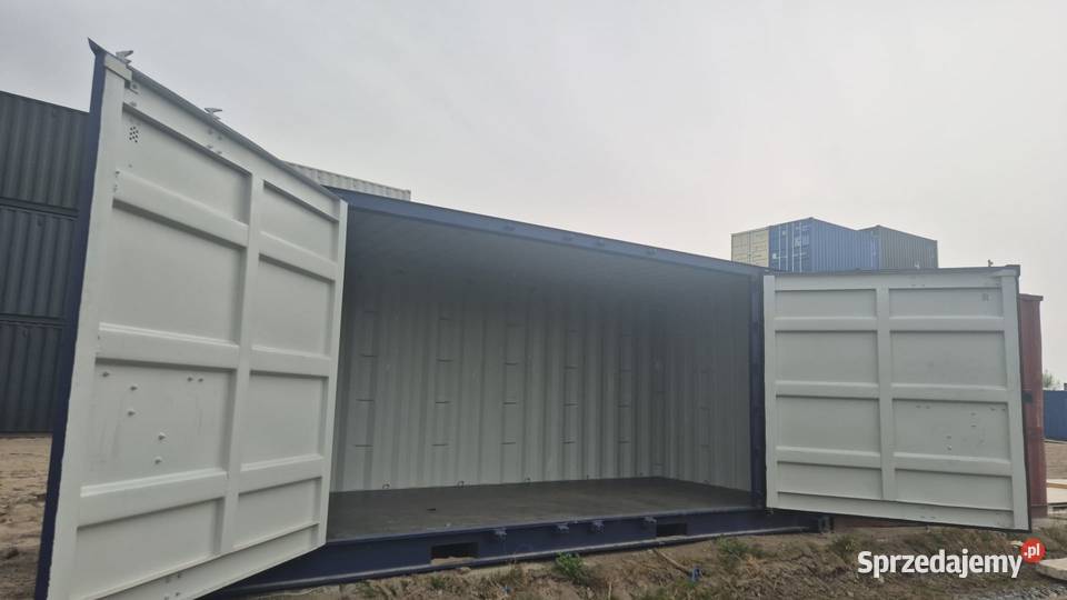 Kontener 20DV OPEN SIDE magazynowy boczne drzwi Gdańsk