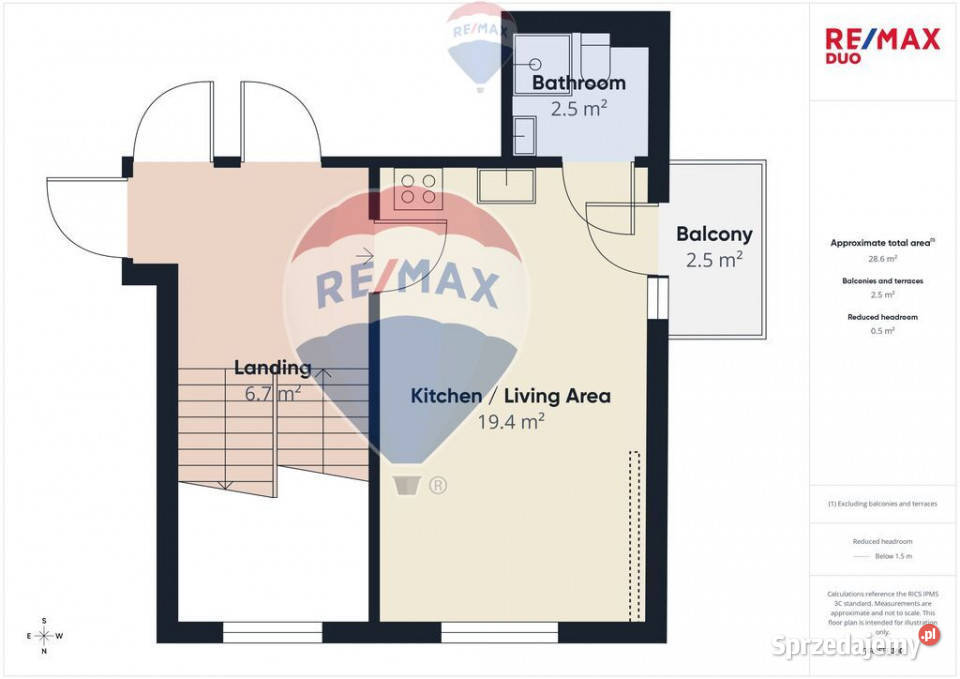 Apartament w Kościelisku balkon