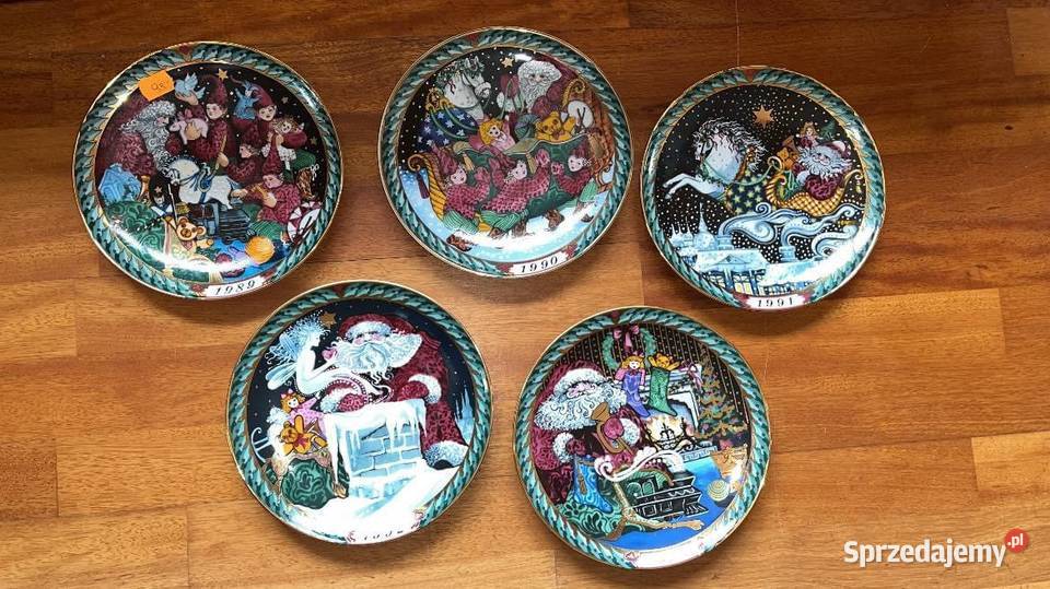 Świąteczne talerze Santa Claus Collection pomorskie Gdańsk