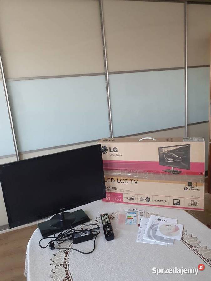 Telewizor LG 24 monitor 2w1 Led Full HD Euro wielkopolskie Gniezno