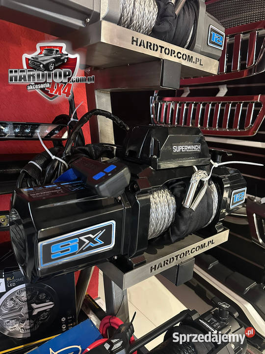 Wyciągarka elektryczna Superwinch 12V liną Pasłęk