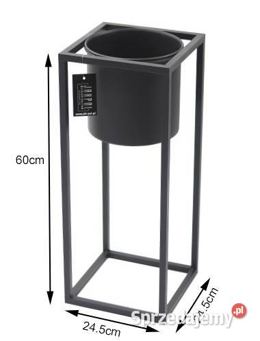 Kwietnik Metalowy Stojak z donicą 80 LOFT sprzedam