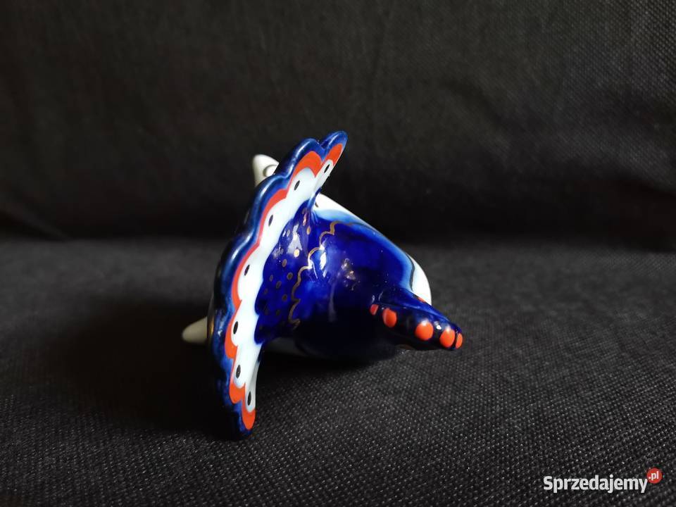 Stara figurka solniczka Ptak Indyk porcelana Porcelana i szkło Katowice