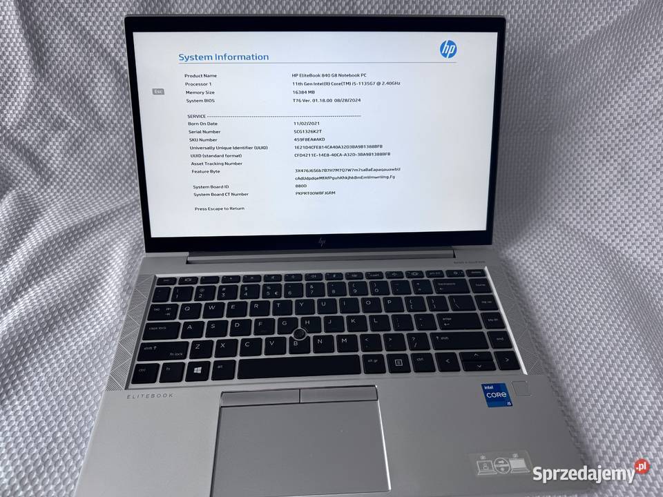 Laptop Elitebook HP 840 G8 Intel I51135 Kraków
