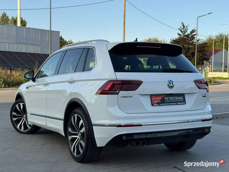 Volkswagen Tiguan 20 TDI 150 RLINE 4Motion asystent pasa ruchu warmińsko-mazurskie Mrągowo