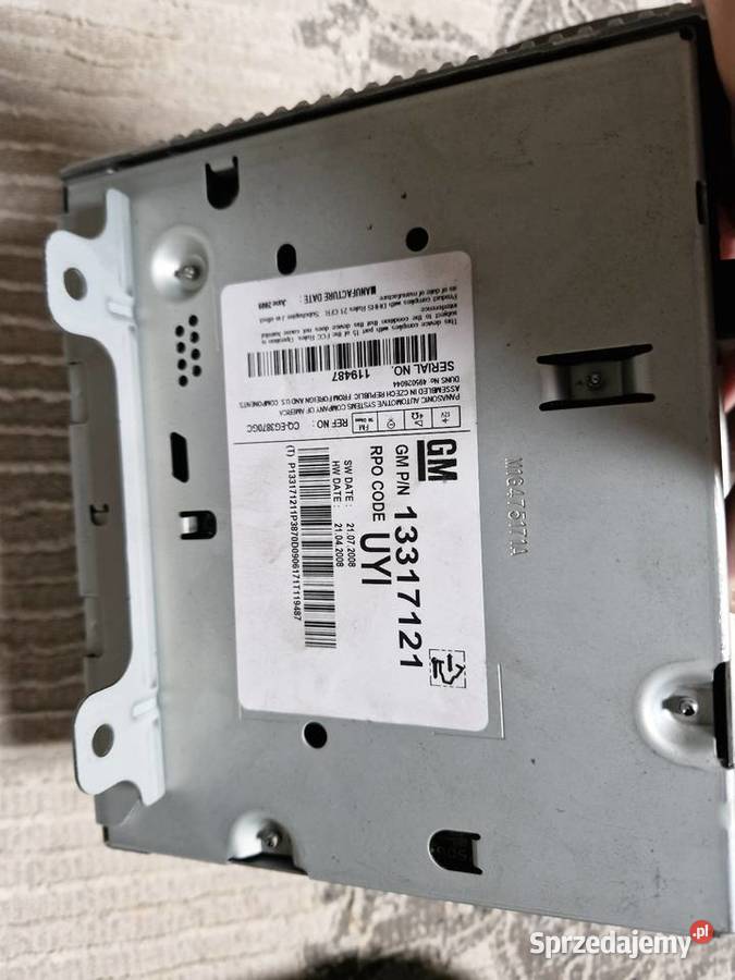 Radio CD plus głośniki i ramka brąz Opel