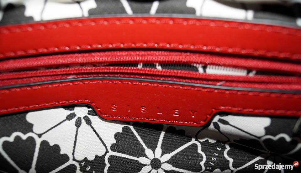 Nowa czerwona torebka listonoszka Sisley Torby i torebki Warszawa