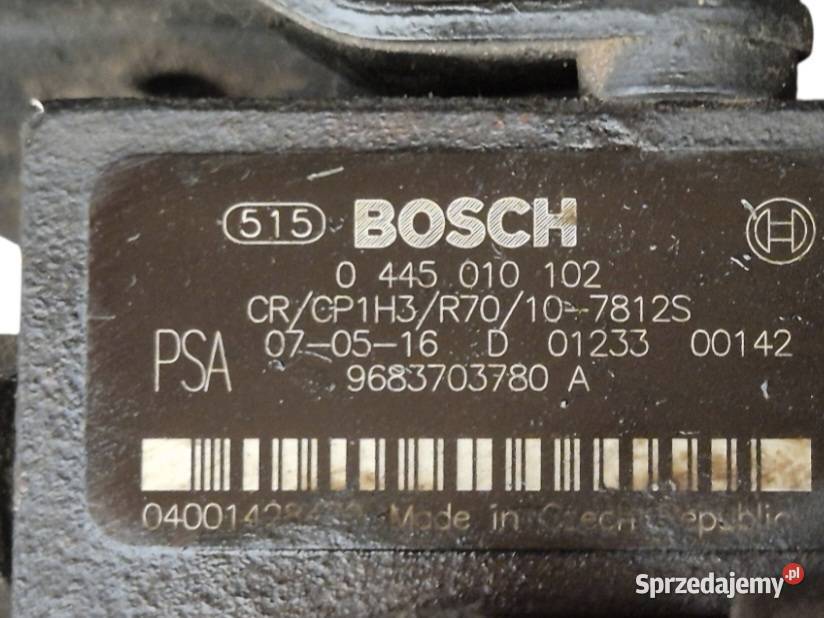 POMPA WTRYSKOWA CITROEN PEUGEOT 16 HDI osobowe Działoszyce