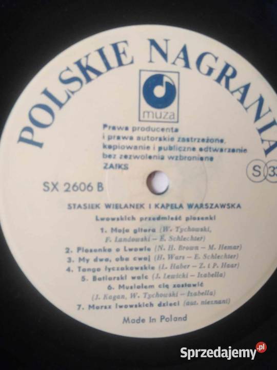 Płyta Gramofonowa Stasiek Wielanek Kapela Płyty i kasety Wałbrzych