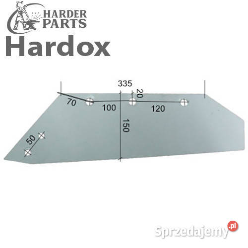 Lemiesz 30ha HARDOX MSS11385L części do pługa nieuszkodzony Suwałki