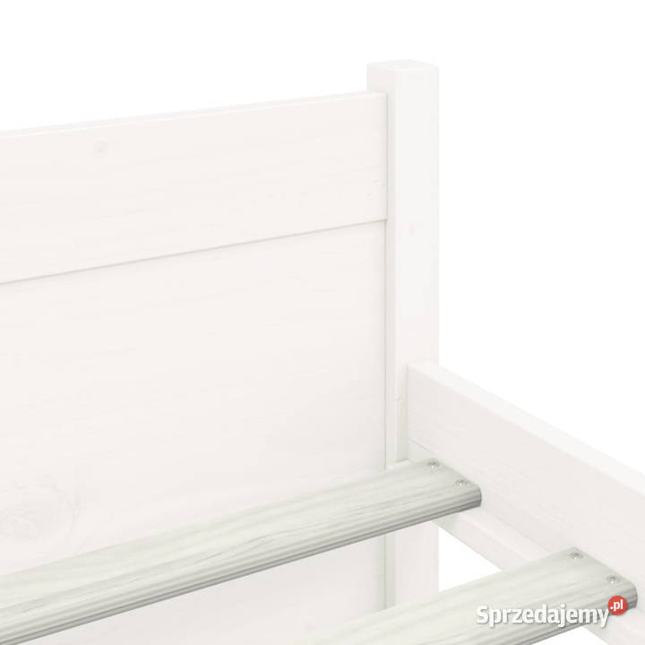 Rama łóżka biała lite drewno 160 x 200 WM815055 Warszawa