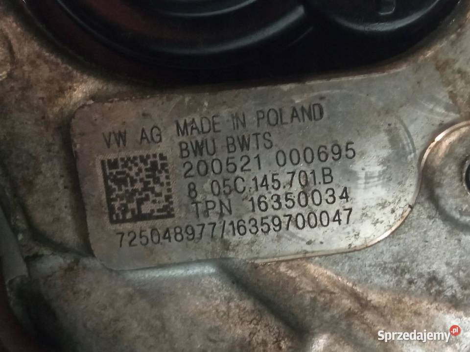 TURBOSPRĘŻARKA 05C145701B 10 TSI Skoda Scala I sprzedam