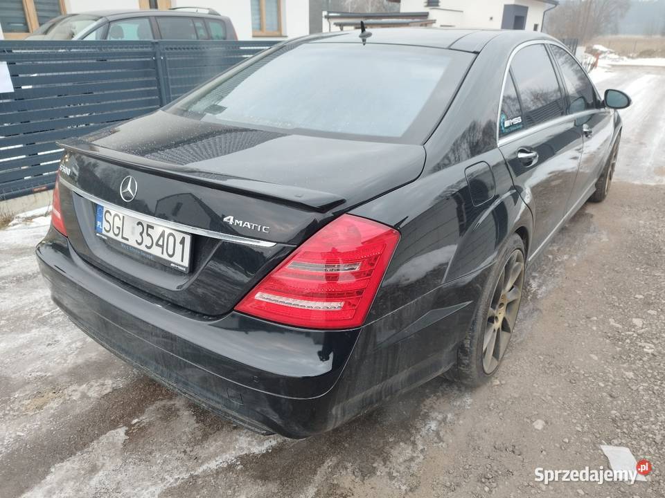 Salon Polska Mercedes S klasa4x447 V8 340 2007 352000km Sośnicowice