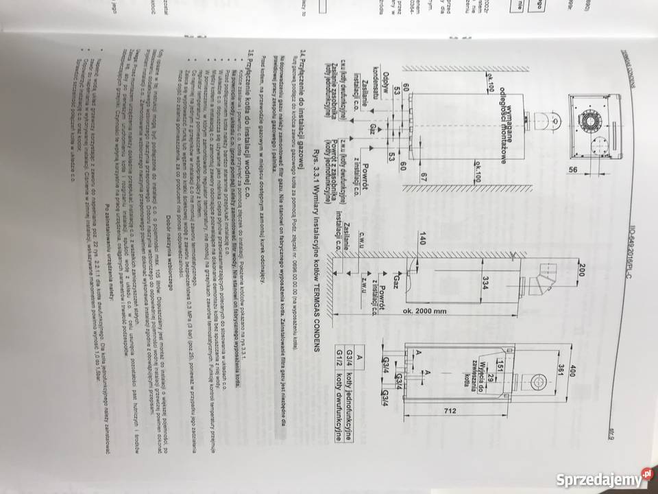 Kocioł dwufunkcyjny Termet Termgas Condens 25kW śląskie