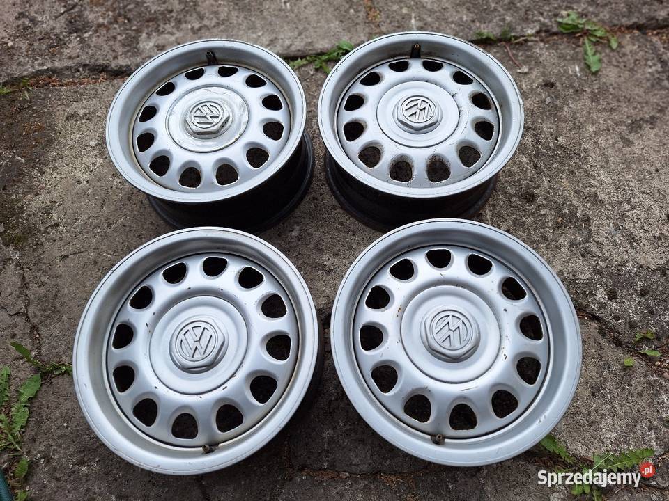 Felgi 15 serduszka 4x100 vw GTI Rarystas stalowe Samochodowe warmińsko-mazurskie