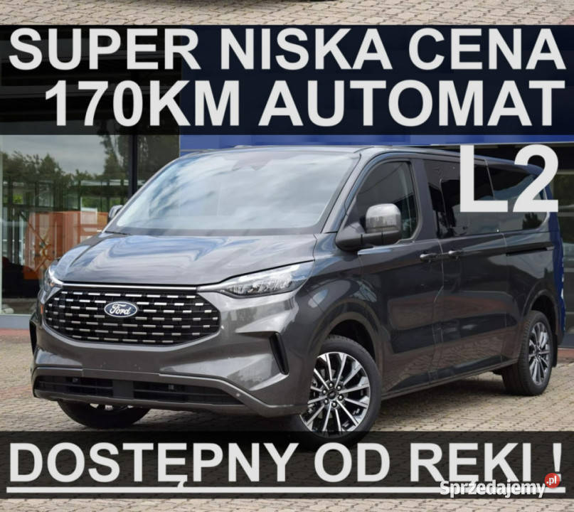 Ford Tourneo Custom L2 170 Automat Super Niska system Start-Stop Szczecinek