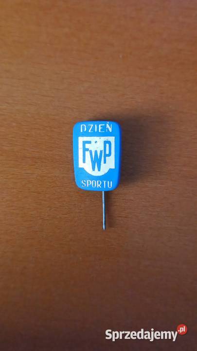 FWP Dzień Sportu przypinkapin vintage PRL sprzedam