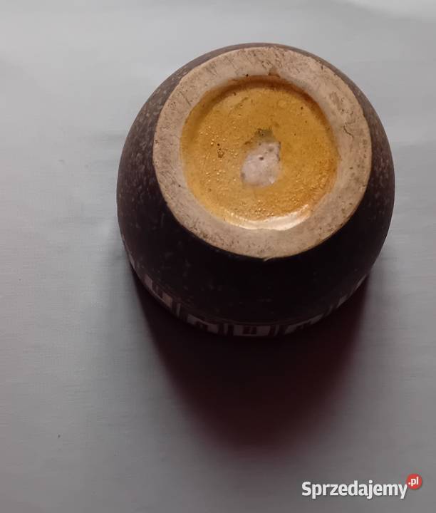 Ceramiczna niemiecka osłonka doniczki Fat Lava Porcelana i szkło Koźminek