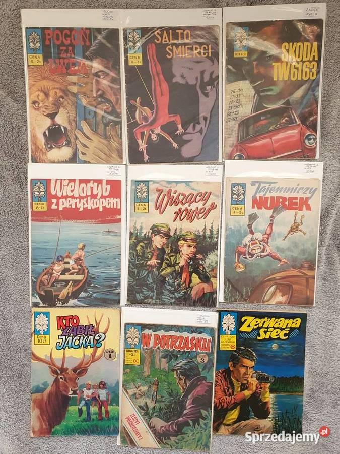 Kapitan Żbik zestaw 45 komiksów wydanie 1 pomorskie Gdynia