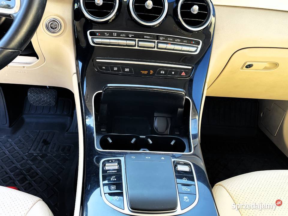 Mercedes GLC 2019r 20 194 Bogata Wersja Salon czujnik zmierzchu Lubartów sprzedam