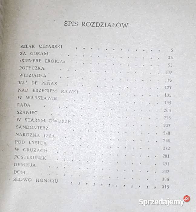 Popioły Tomy123 Stefan Żeromski lubelskie Chełm sprzedam