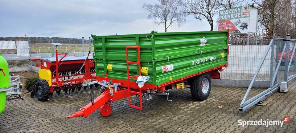 Przyczepa Jednoosiowa Wywrotka Pronar T 6542 Zdany