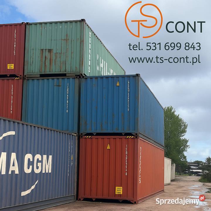 Kontener morski magazynowy budowlany 40 HC Bydgoszcz sprzedam