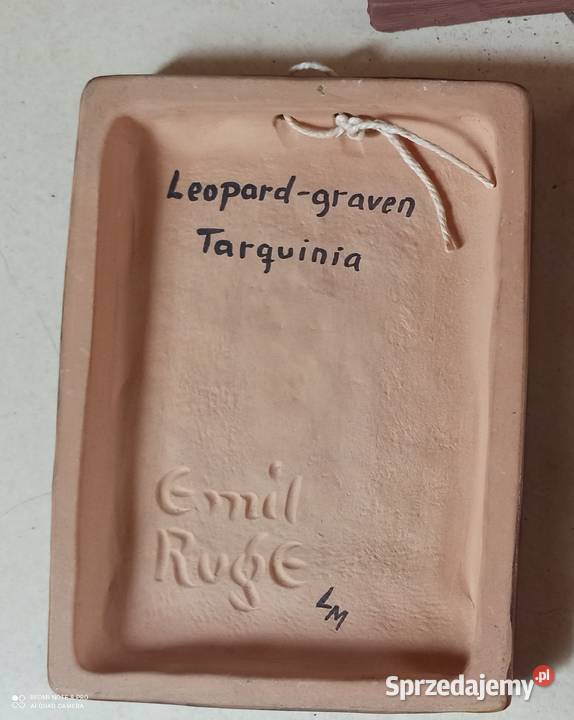 Kafel Emil Ruge Dania z ręcznie malowanym Gdańsk