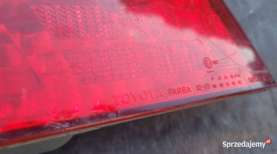 TOYOTA COROLLA E12 SEDAN LAMPA LEWA TYL 0269 159 śląskie Ruda Śląska