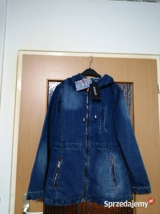 Cropp kurtka jeansowa z kapturem rozmiar XL 80 Rozmiar 42(XL)