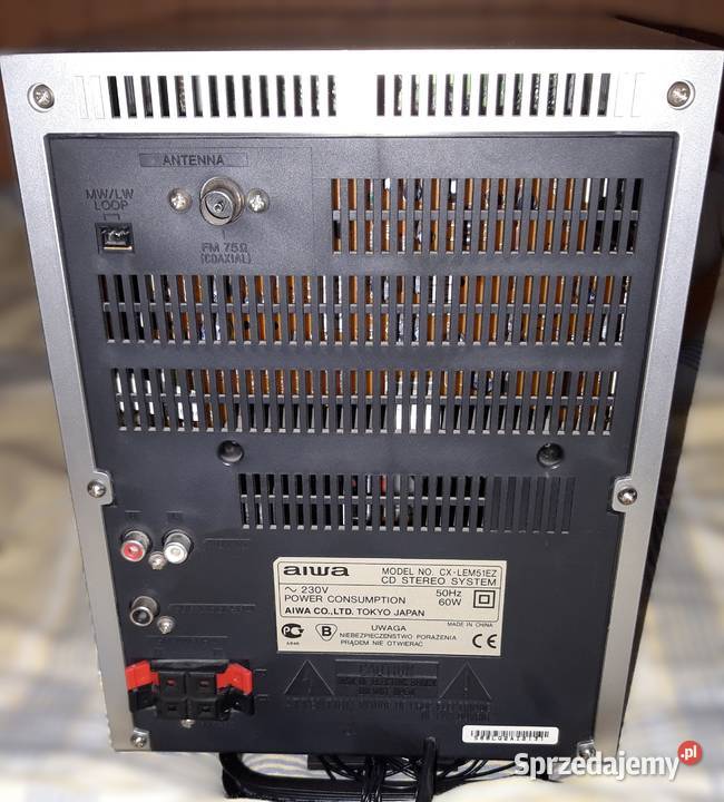 Mini wieża aiwa XREM51pilotkabel AUX b stan Warszawa sprzedam