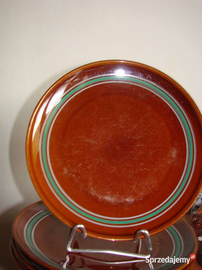 Porcelit Pruszków talerz obiadowy PRL 4 Pruszcz Gdański sprzedam