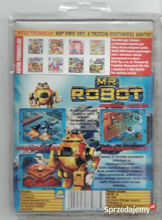 MR ROBOT PC CDROM GRA AKCJI POLSKA WERSJA MEGA dla dzieci Warszawa