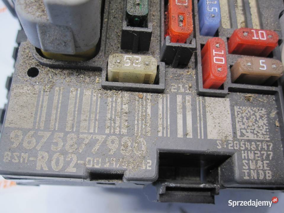 PEUGEOT 3008 I 12r moduł BSM 9675877980 Skrzynki bezpieczników świętokrzyskie Kielce sprzedam