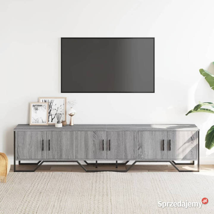 Szafka pod TV szary dąb sonoma 180x34x41 mazowieckie