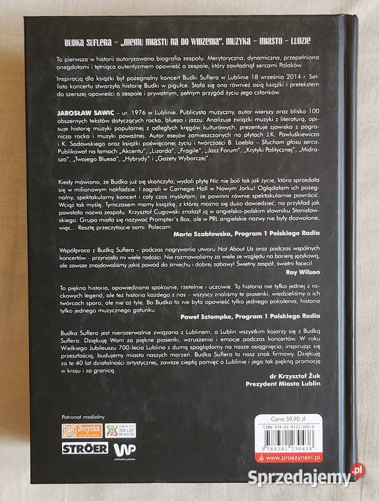 Budka Suflera Jarosław Sawic twarda Warszawa