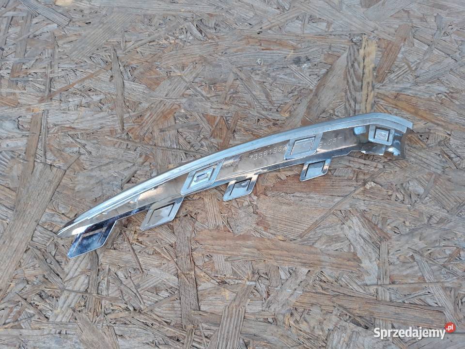 FIAT 500 LISTWA LEWA CHROM LEWY ZDERZAKA PRZÓD Międzychód