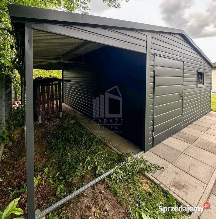 Schowek domek ogrodowy 45x5m wiata 15m drzwi Białogard